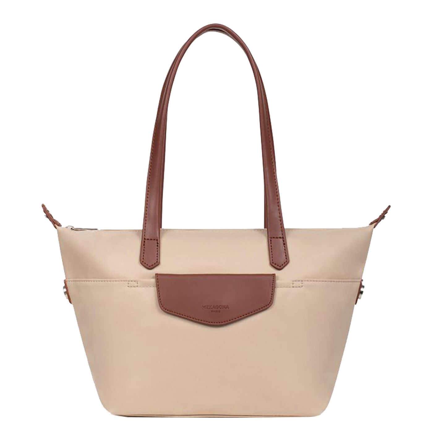 Hexagona shopper beige