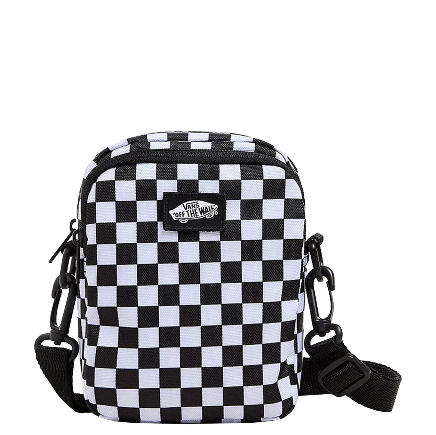 Vans schoudertas zwart, wit en multicolor