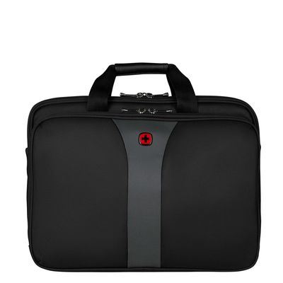 Wenger Legacy Triple Gusset Laptop Brief 17" black / grey