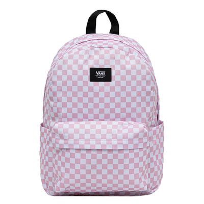Vans Old Skool Grom Check Backpack coral blush