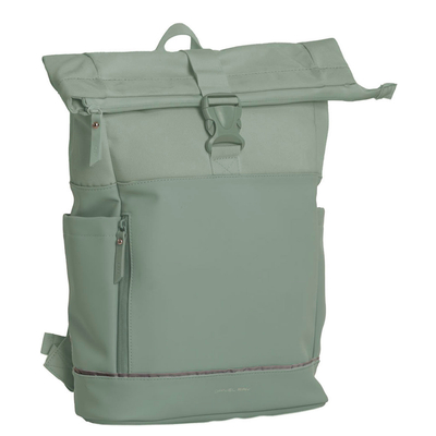 Daniel Ray Pittsburgh Rolltop Backpack Coated 15.6" old green