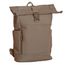 Daniel Ray Pittsburgh Rolltop Backpack Coated 15.6" taupe