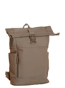 Daniel Ray Pittsburgh Rolltop Backpack Coated 15.6" taupe
