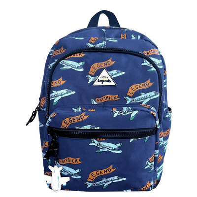 Little Legends Backpack L football plane