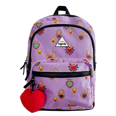 Little Legends Backpack L milagros heart lilac