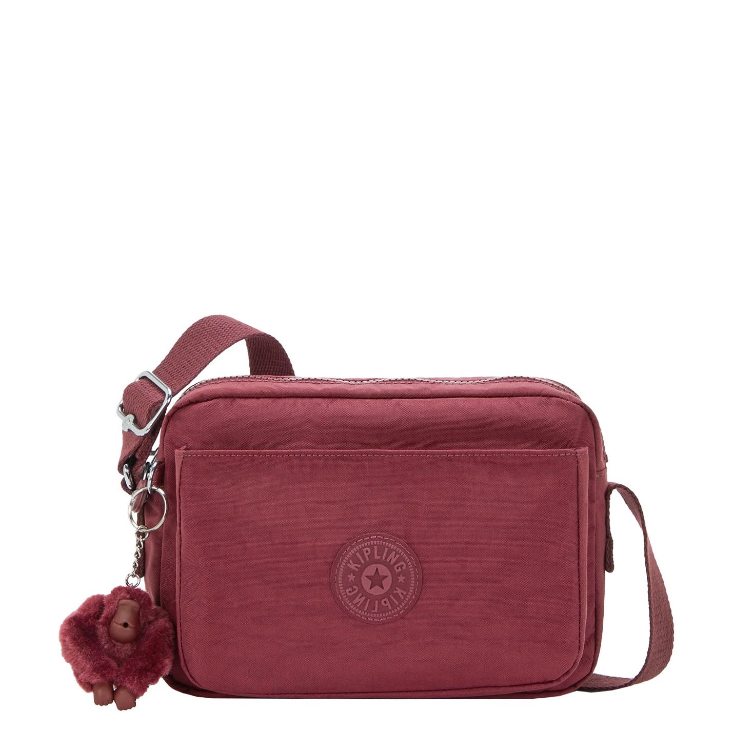 Kipling Abanu M crossbodytas rood