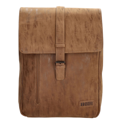 Enrico Benetti Rotterdam Laptop Backpack 17" camel