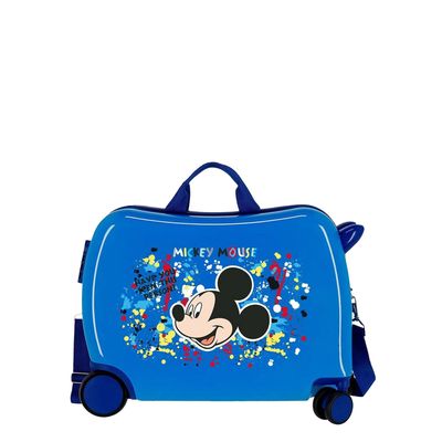 Disney Kids Mickey Mouse Rideable Trolley multicolor