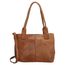 Hide & Stitches Paint Rock Shopper Shoulderbag cognac