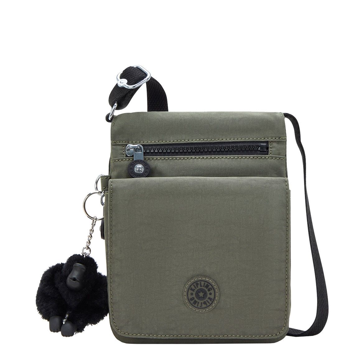Kipling New Eldorado schoudertas groen