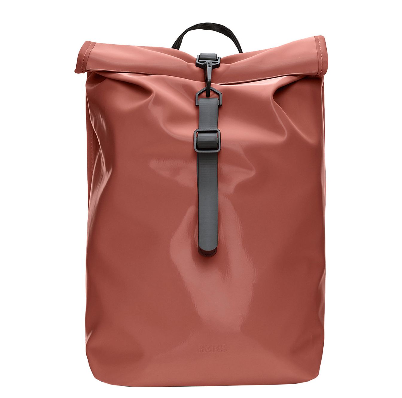 Rains Rolltop Rucksack rugzak oranje