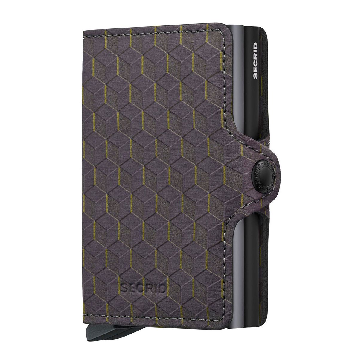 Secrid Twin Wallet portemonnee grijs, geel en multicolor