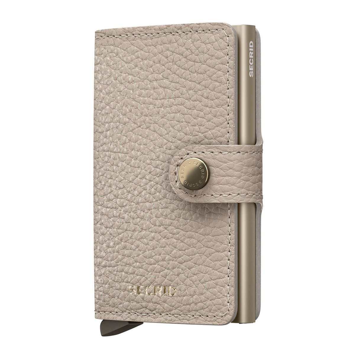 Secrid Mini Wallet portemonnee grijs, wit en bruin
