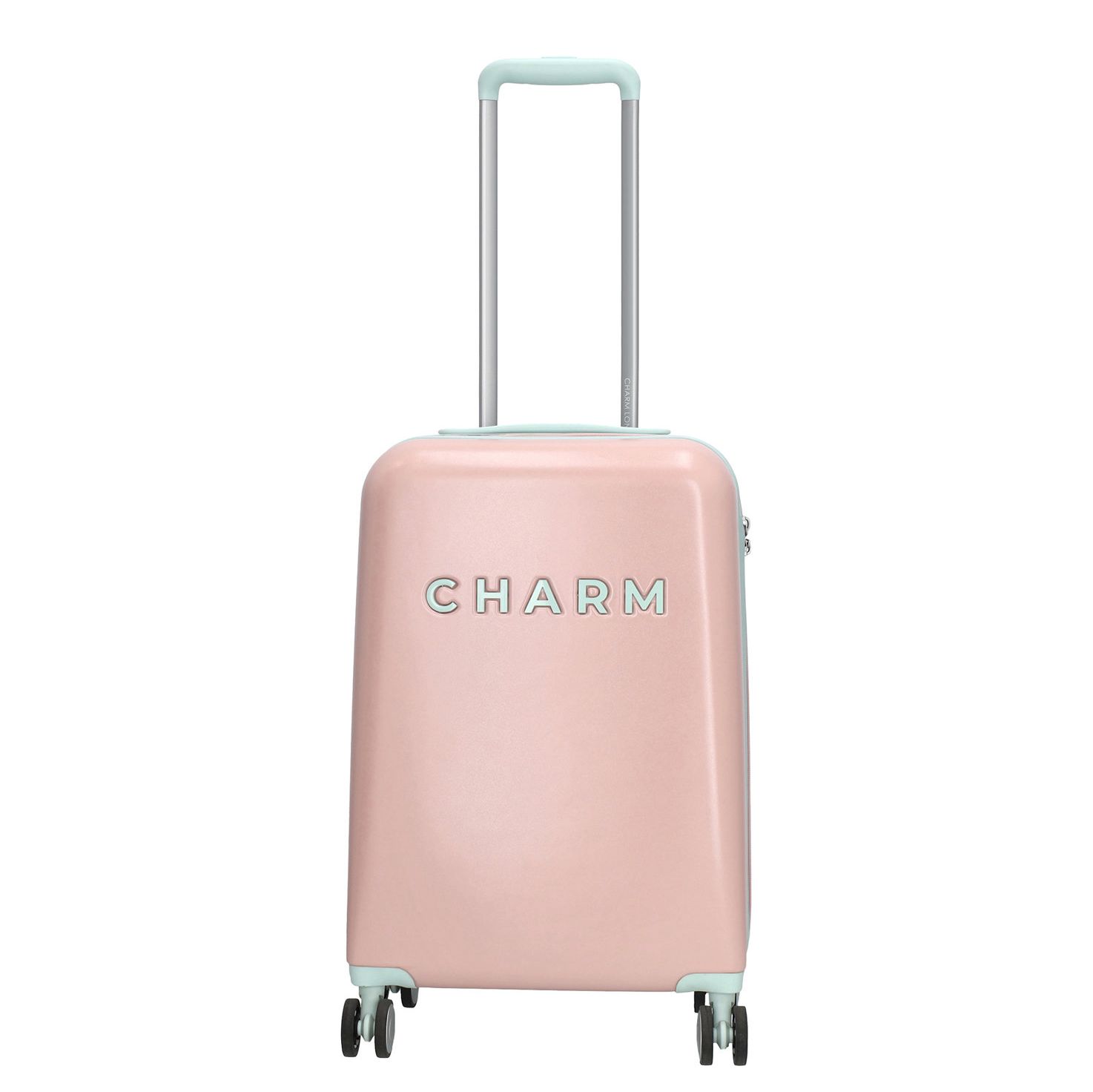 Charm London Travel Trolley S lightpink handbagage koffer