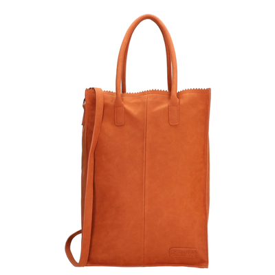 Zebra Trends Natural Bag Rosa XL Shopper brique