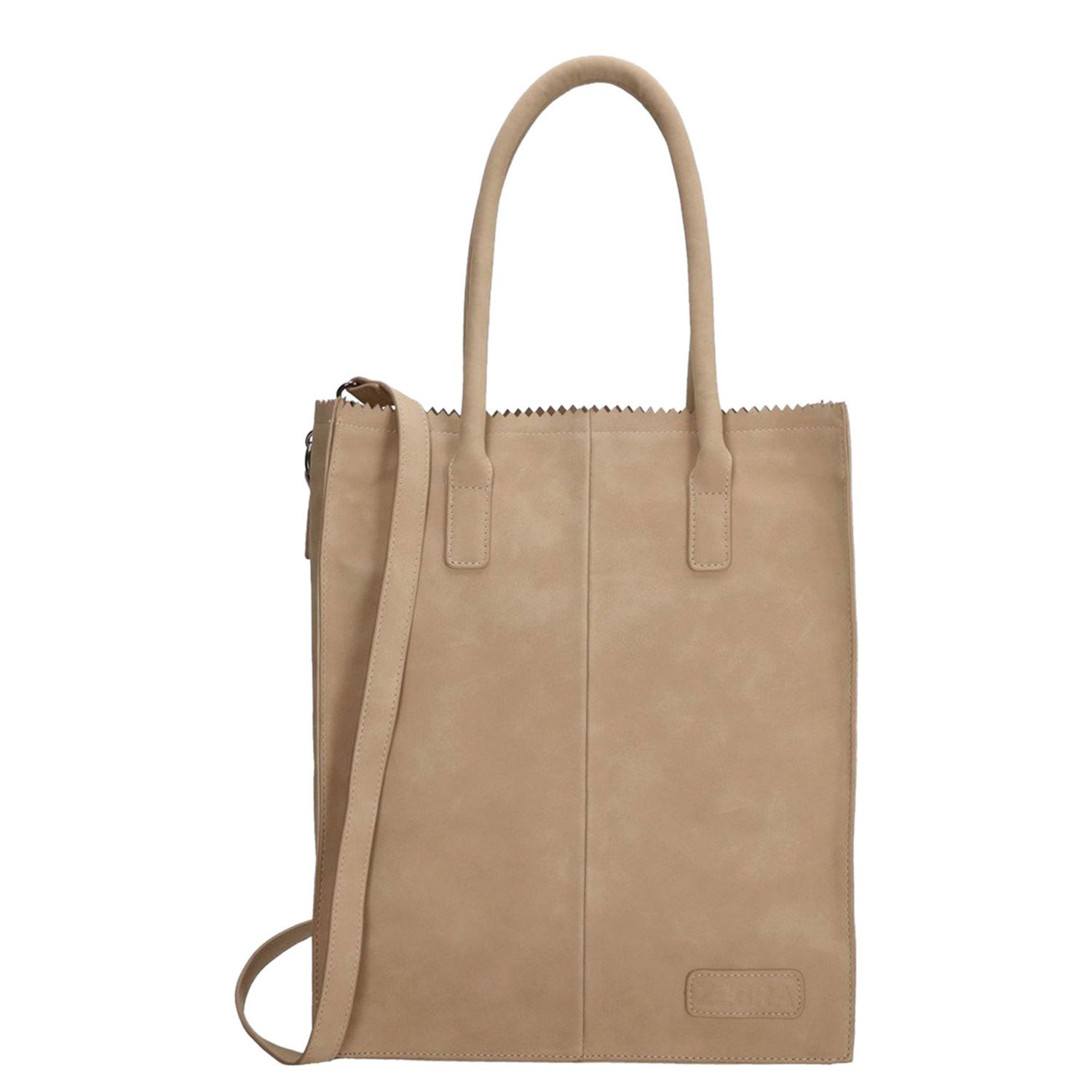Zebra Trends Natural Bag schoudertas beige, roze en bruin