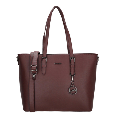 Charm London Birmingham Shopper red