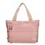 Zebra Trends Elske Puffer Mom Bag old rose