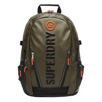 Superdry Tarp Emb Backpack surplus goods olive green