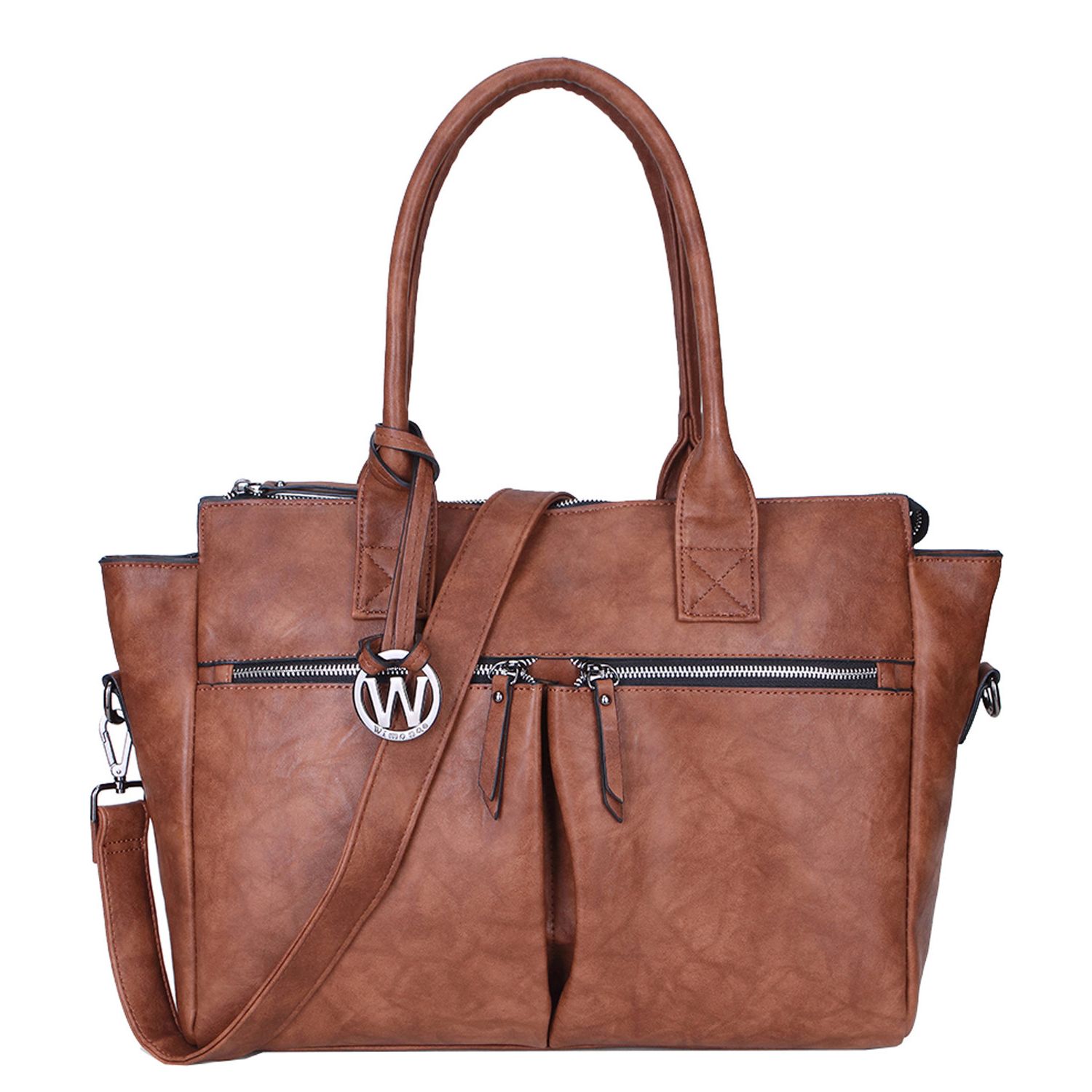 Wimona schoudertas bruin