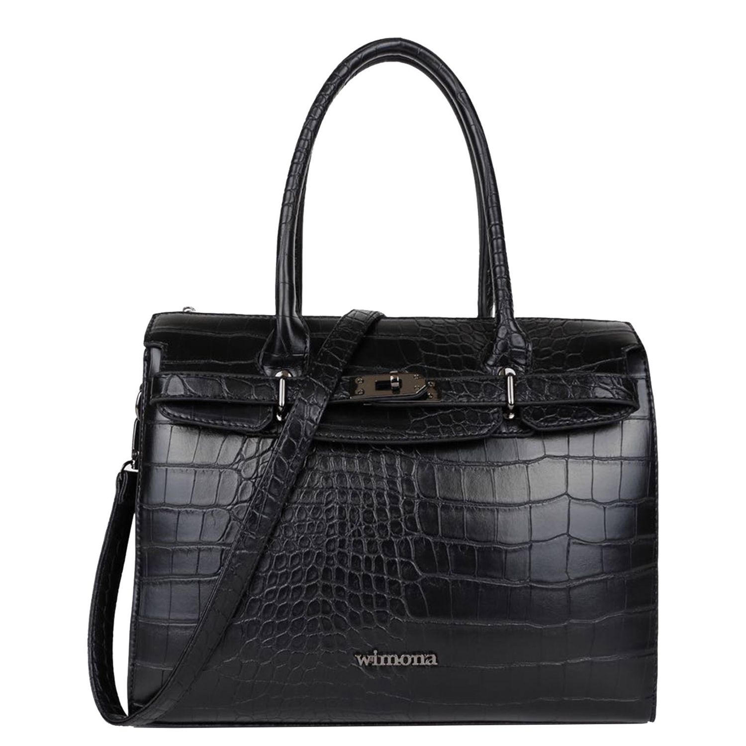 Wimona Liona schoudertas zwart