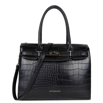 Wimona Liona Dames Laptopbag black