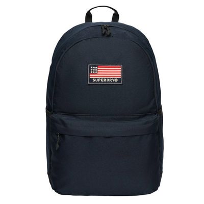 Superdry Classic Patch Montana Backpack eclipse navy flag