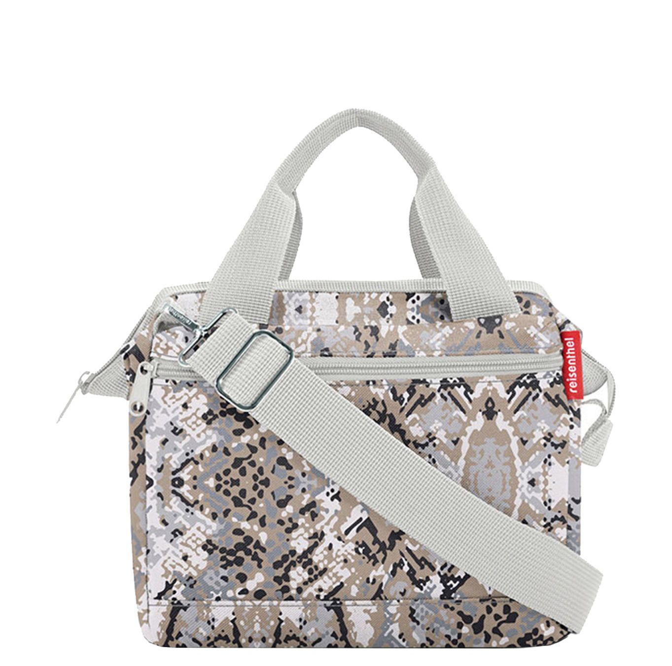 Reisenthel Allrounder schoudertas grijs, beige en bruin