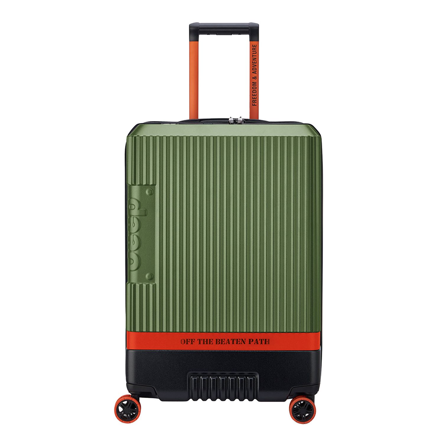 Jeep Trolley Deluxe Medium 69 Expandable green hardcase koffer