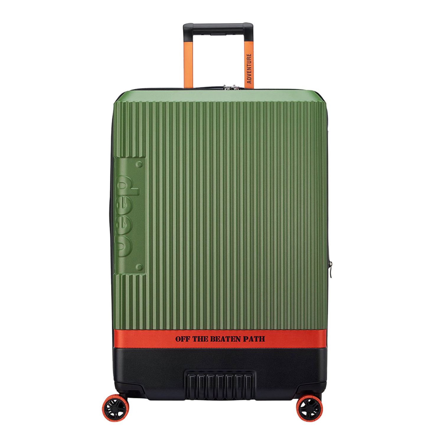 Jeep Trolley Deluxe Large 76 Expandable green hardcase koffer