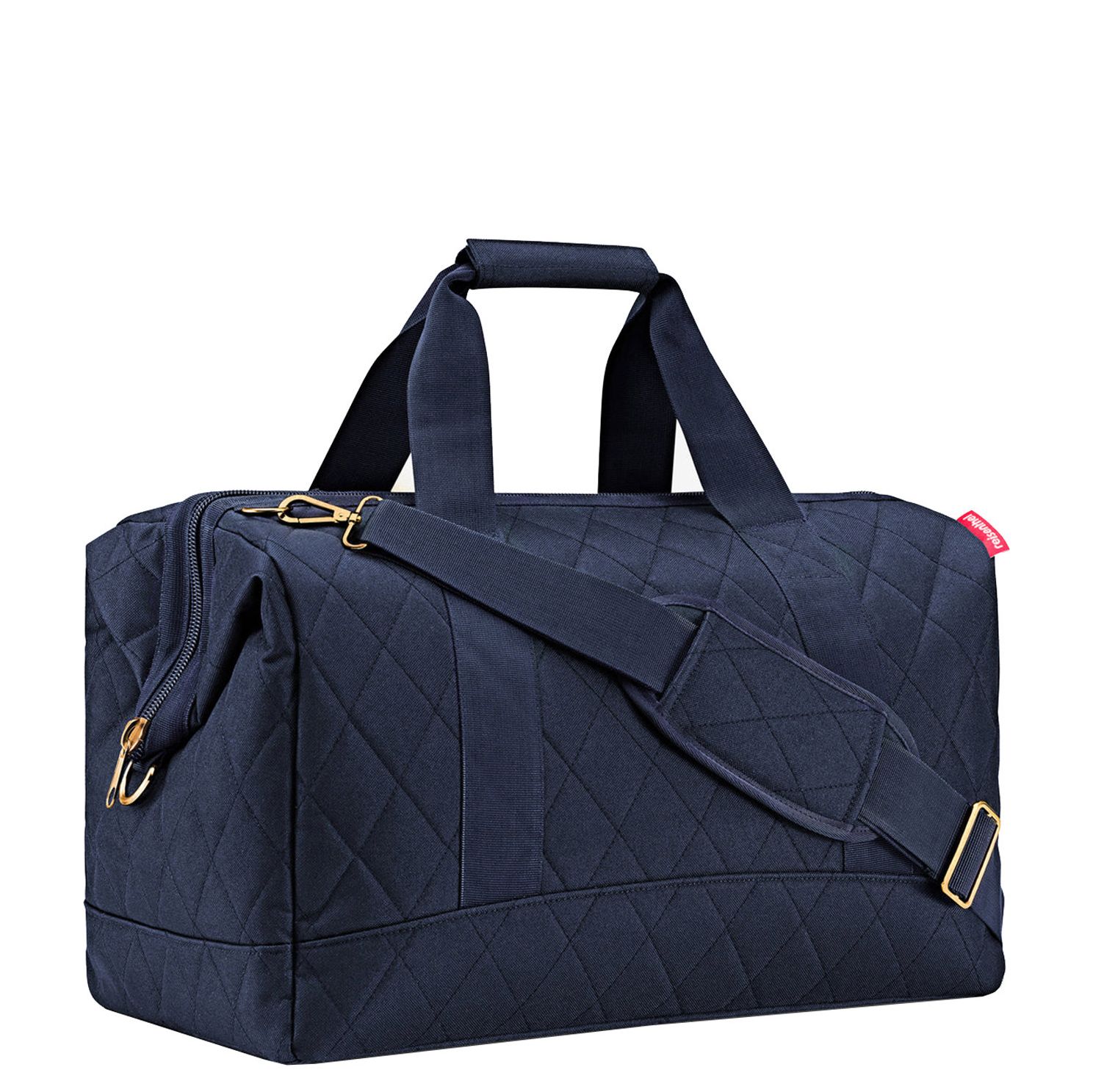 Reisenthel Allrounder L reistas blauw en goud