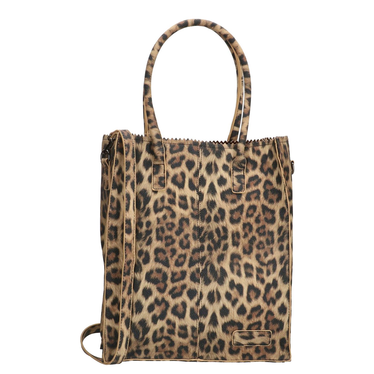 Zebra Trends Natural Bag schoudertas bruin, roze en multicolor