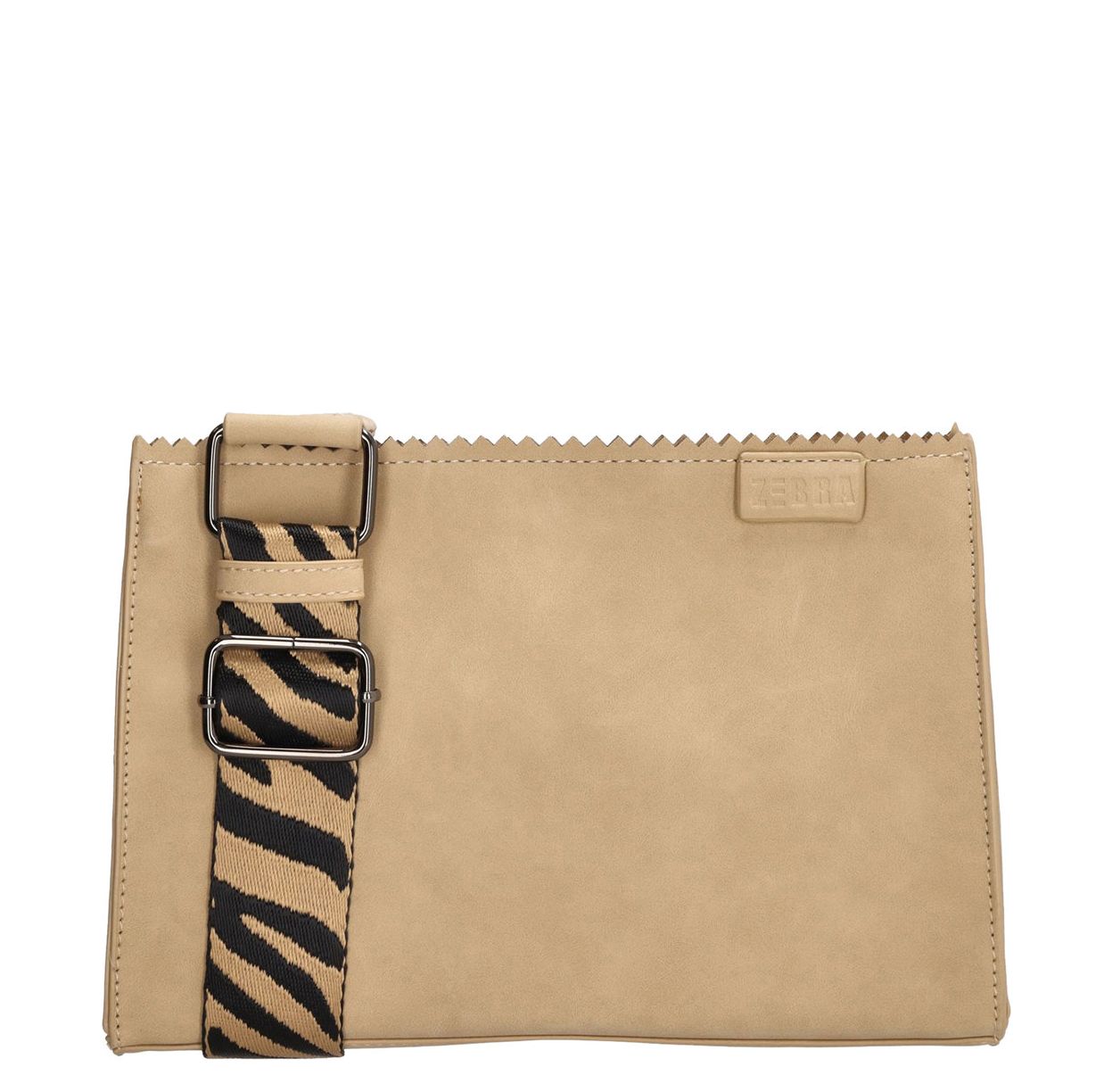 Zebra Trends Merel crossbodytas beige en bruin