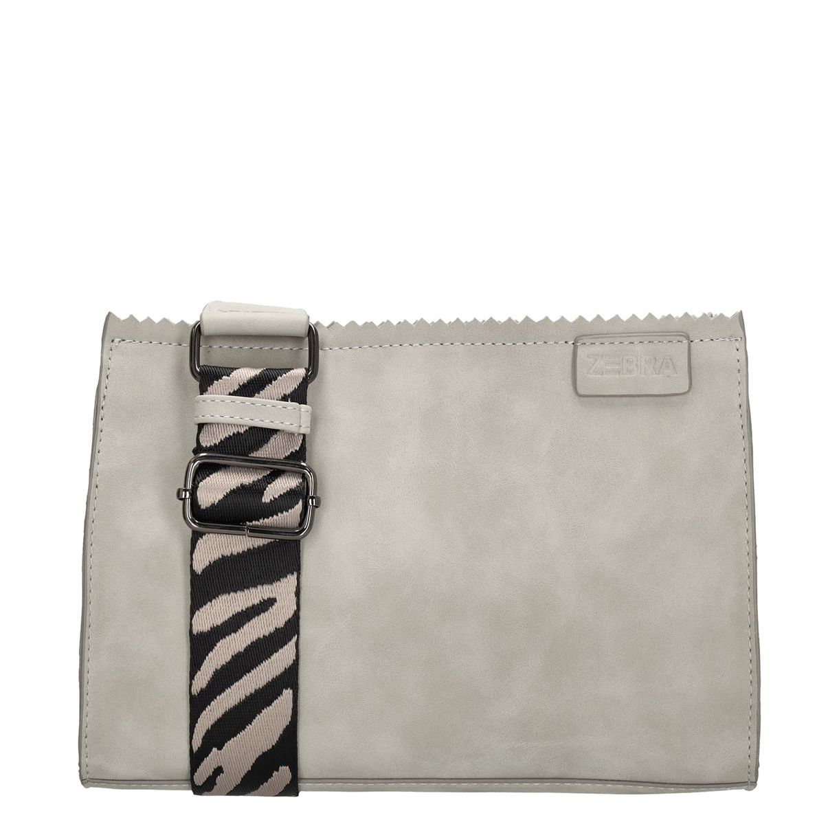Zebra Trends Merel crossbodytas grijs