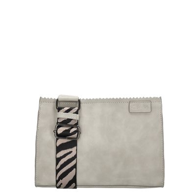 Zebra Trends Naturel Bag Kartel Crossbody Merel midgrey
