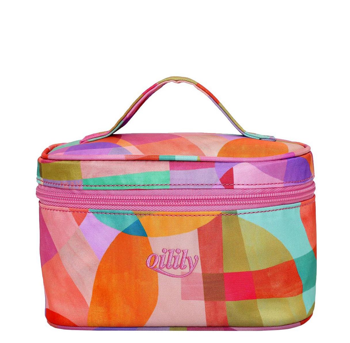 Oilily Beautycases roze en multicolor