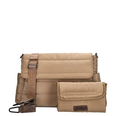Zebra Trends Elske Diaperbag taupe