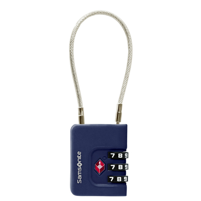 Samsonite TA Revolution Cablelock 3 Dial TSA midnight blue