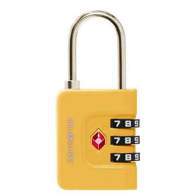 Samsonite TA Revolution Combilock 3 Dial TSA yellow