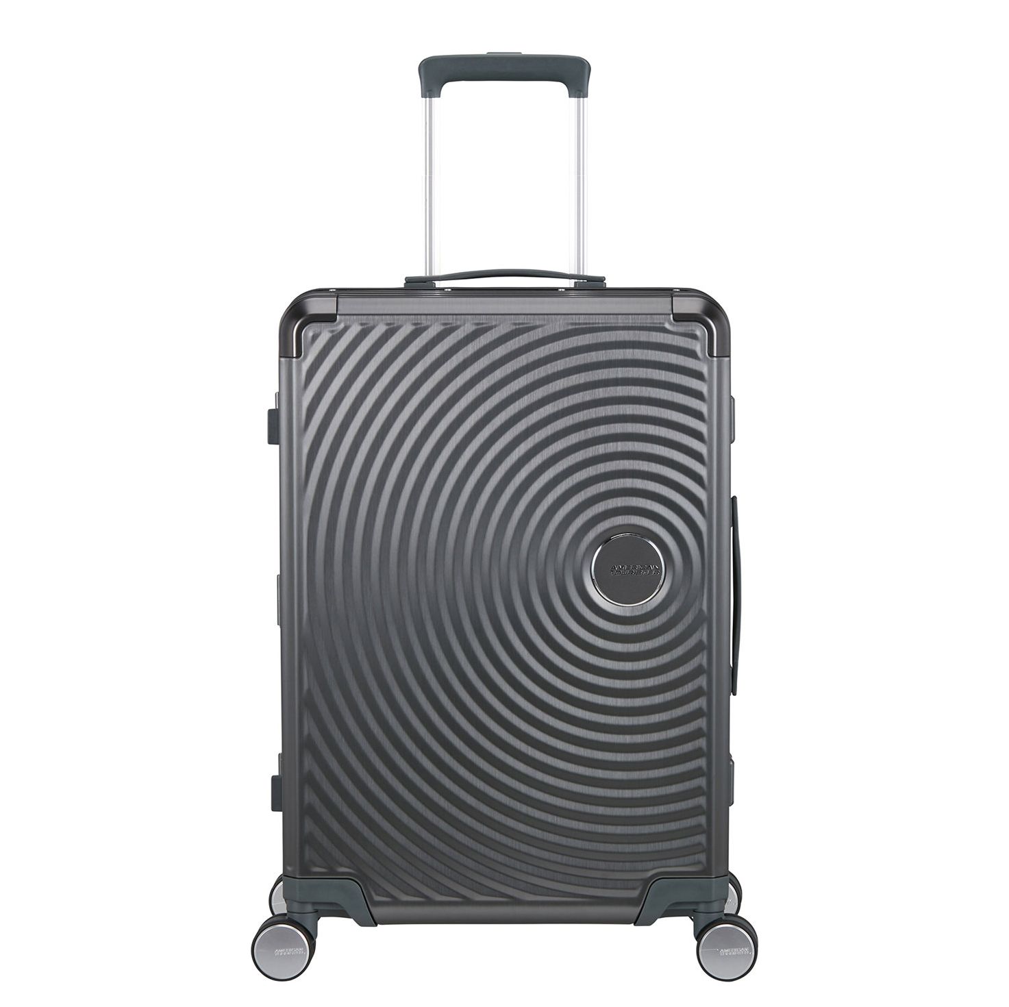 American Tourister Soundbox Spinners grijs