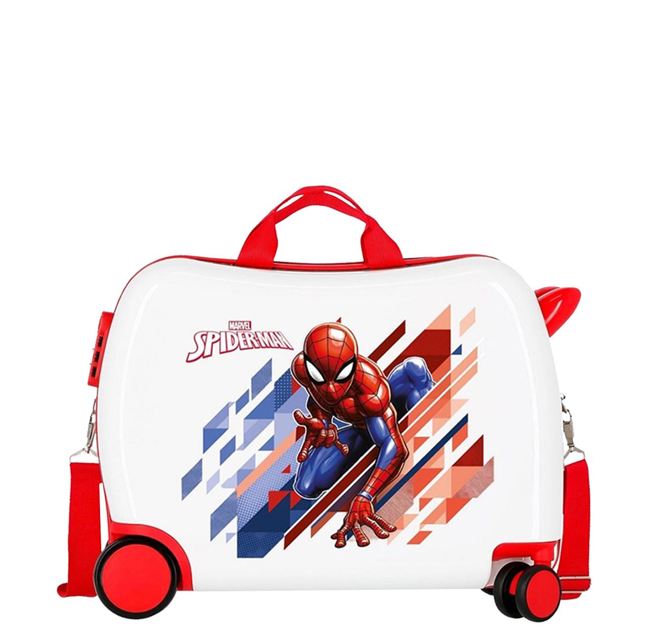 Marvel Ride-on Koffer reiskoffer Spider-man 34 Liter Junior Wit