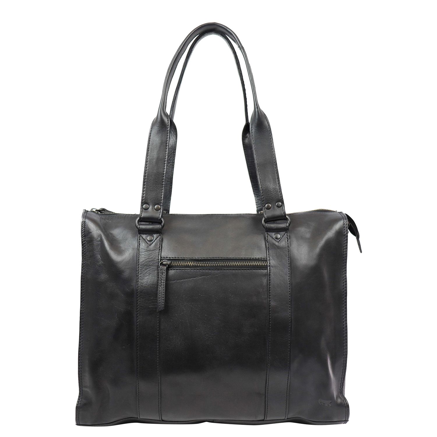 Bear Design Cow Lavato schoudertas zwart