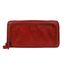 Bear Design Cow Lavato Demi Wallet red