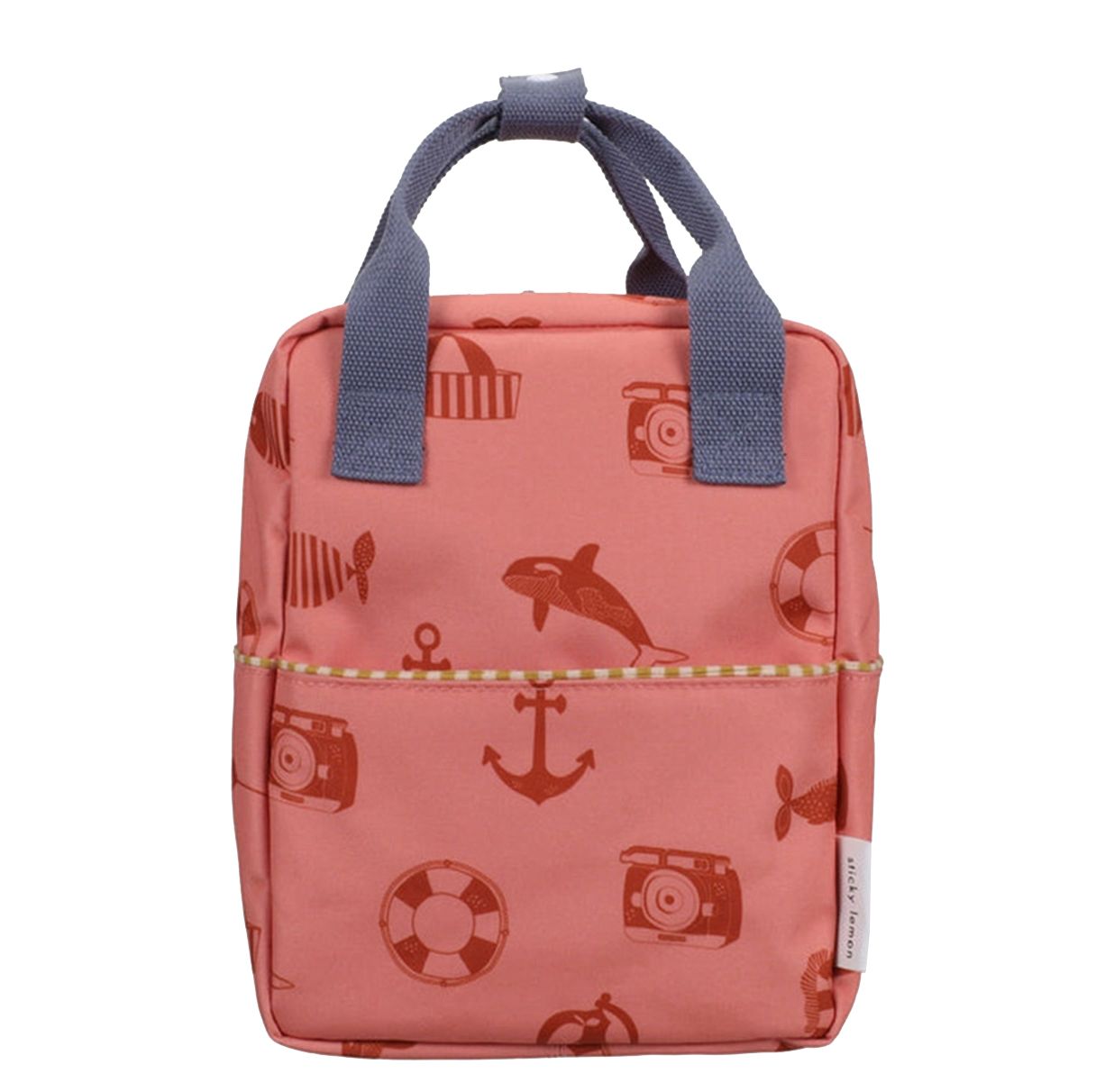 Sticky Lemon rugzak geel en multicolor