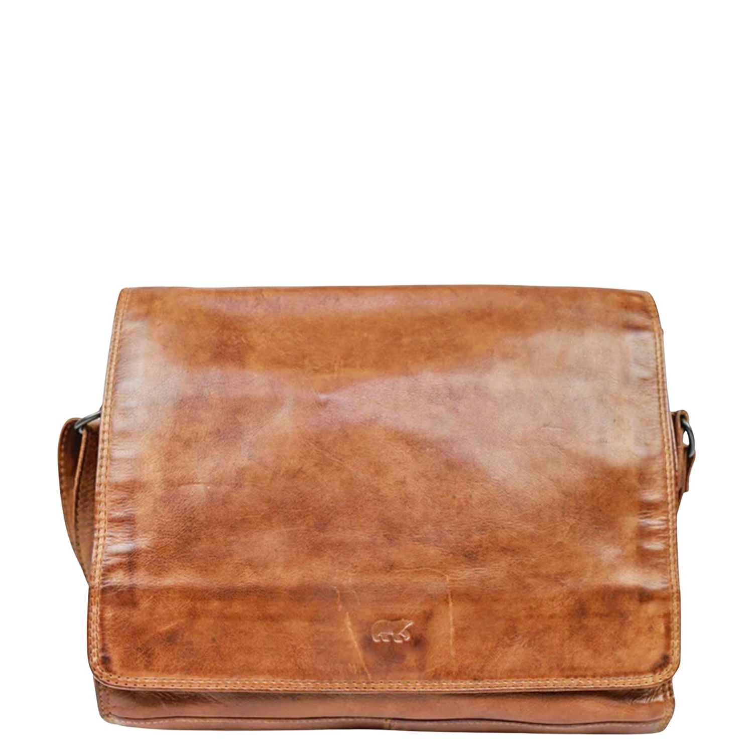 Bear Design Cow Lavato schoudertas bruin