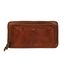 Bear Design Cow Lavato Demi Wallet cognac