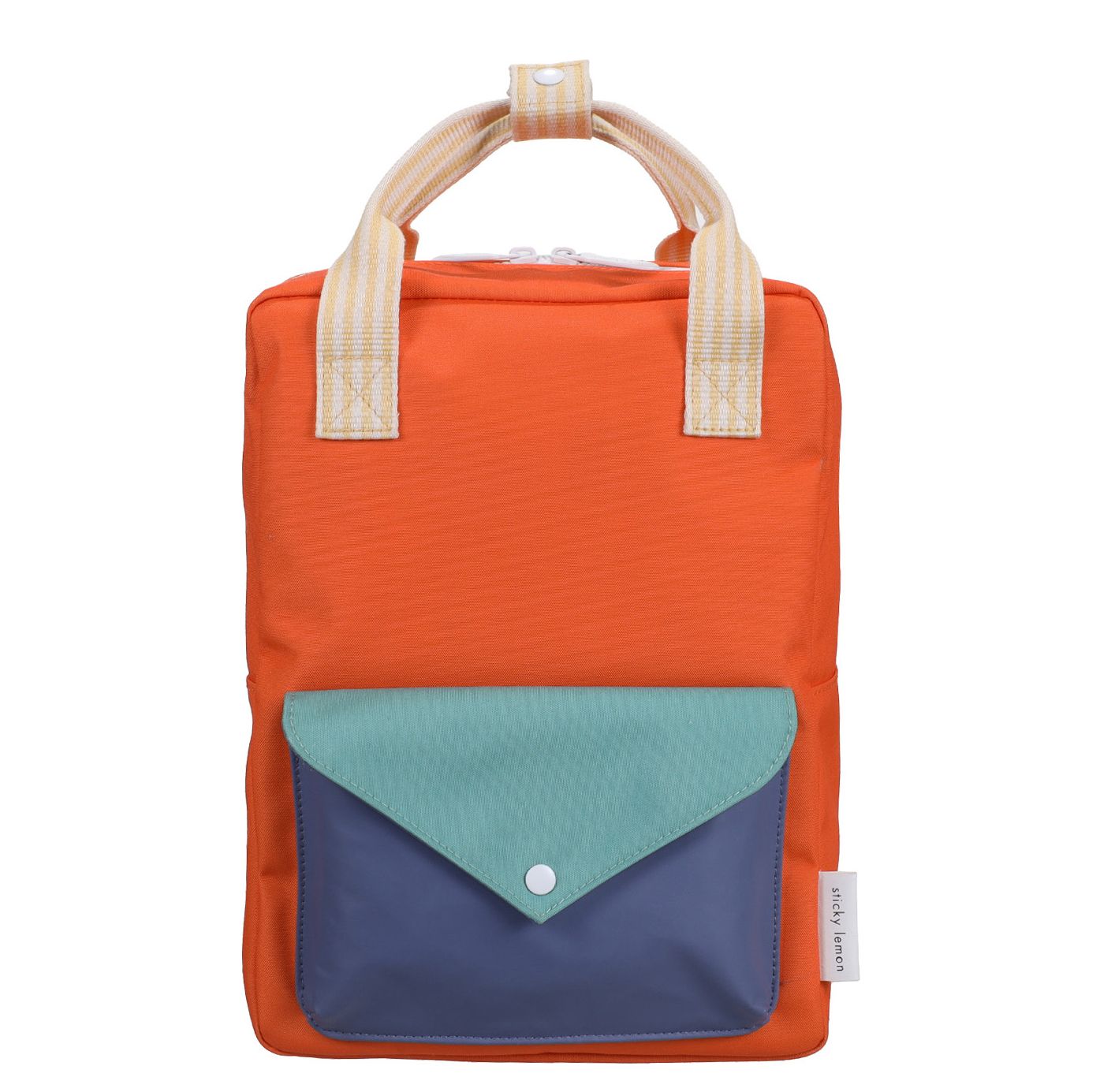 Sticky Lemon rugzak oranje, geel en multicolor