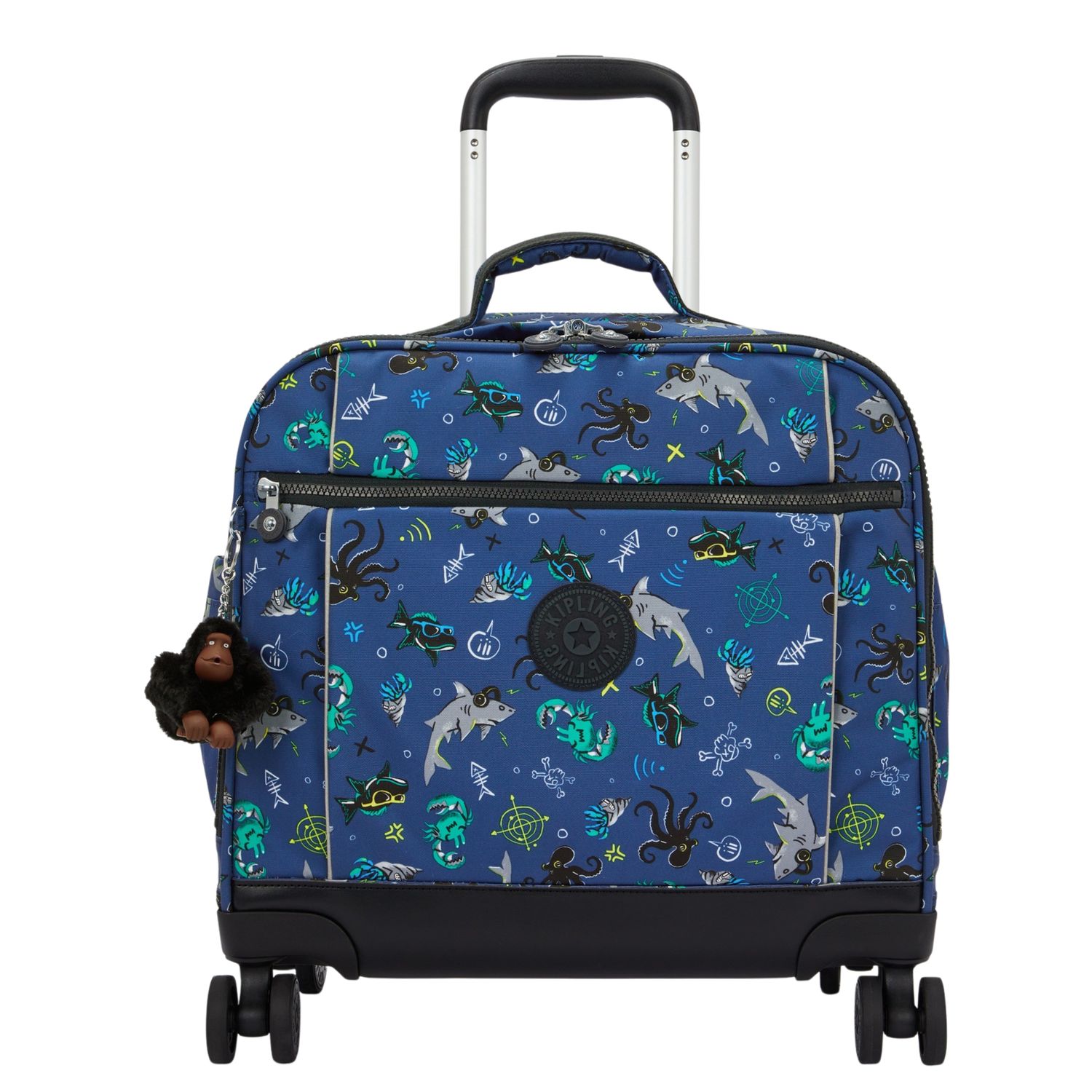 Kipling Zachte Koffers blauw