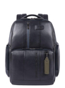 Piquadro Urban Fast Check PC Backpack 15.6" dark blue