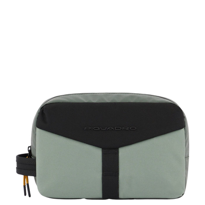 Piquadro Spike Organized Toiletry Bag green